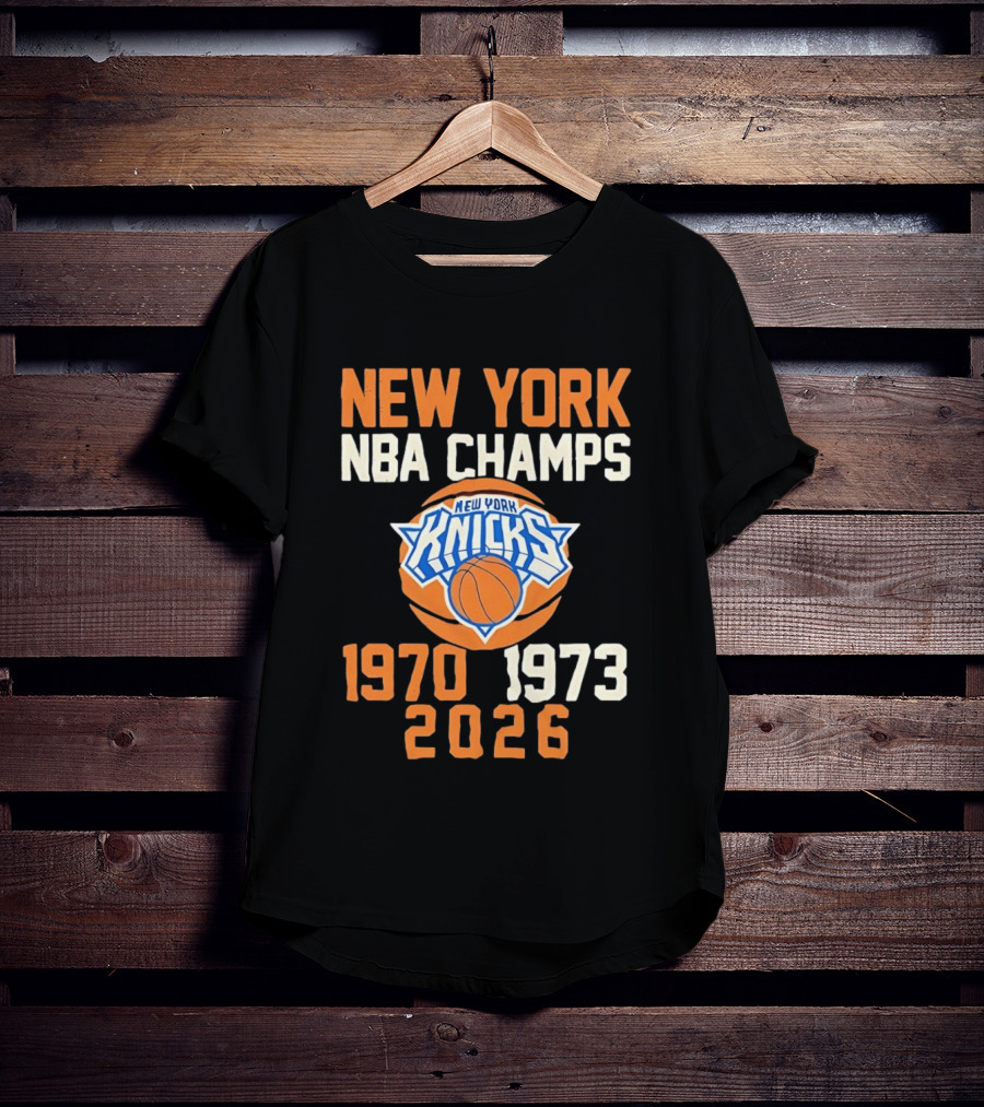 New York Knicks NBA Champs 1970 1973 2026 T-Shirt