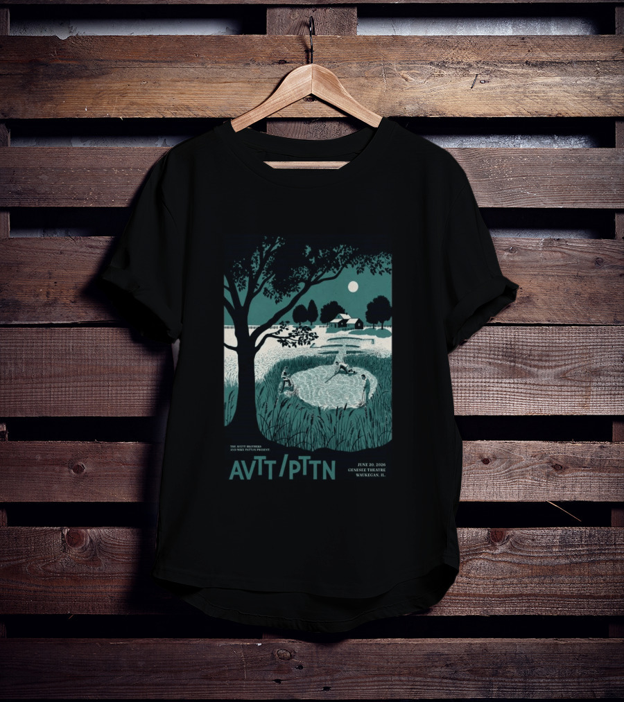 The Avett Brothers And Nikki Patton Waukegan IL Genesee Theatre June 20 2026 T-Shirt
