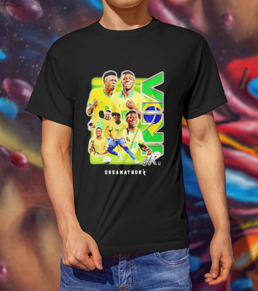 Vini Jr Brazil Dreamathon Soccer Moments T-Shirt
