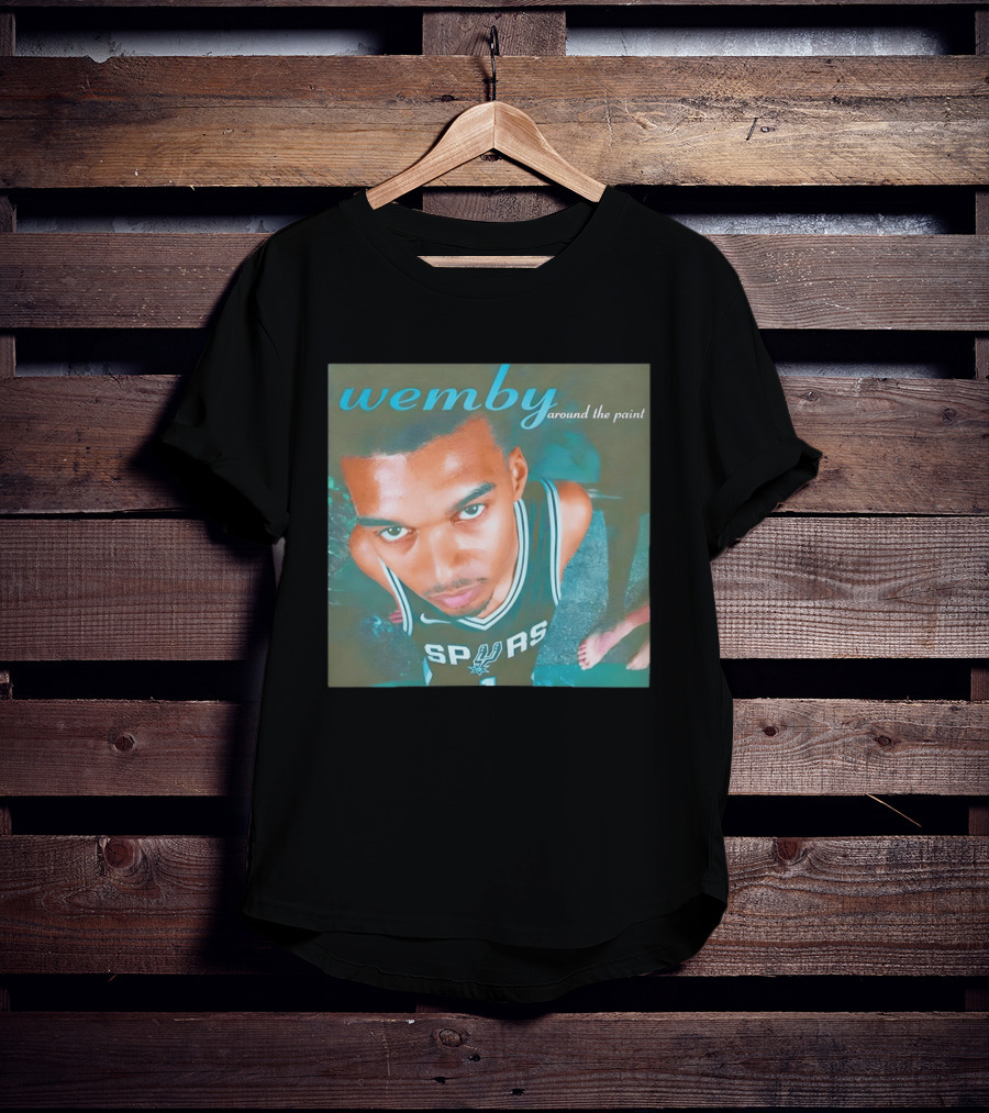 Wemby Around The Paint Victor Wembanyama San Antonio Spurs Basketball Fiesta 2026 T-Shirt