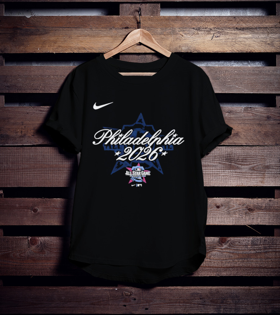 Nike Philadelphia 2026 MLB All Star Game Stars Liberty Bell T-Shirt