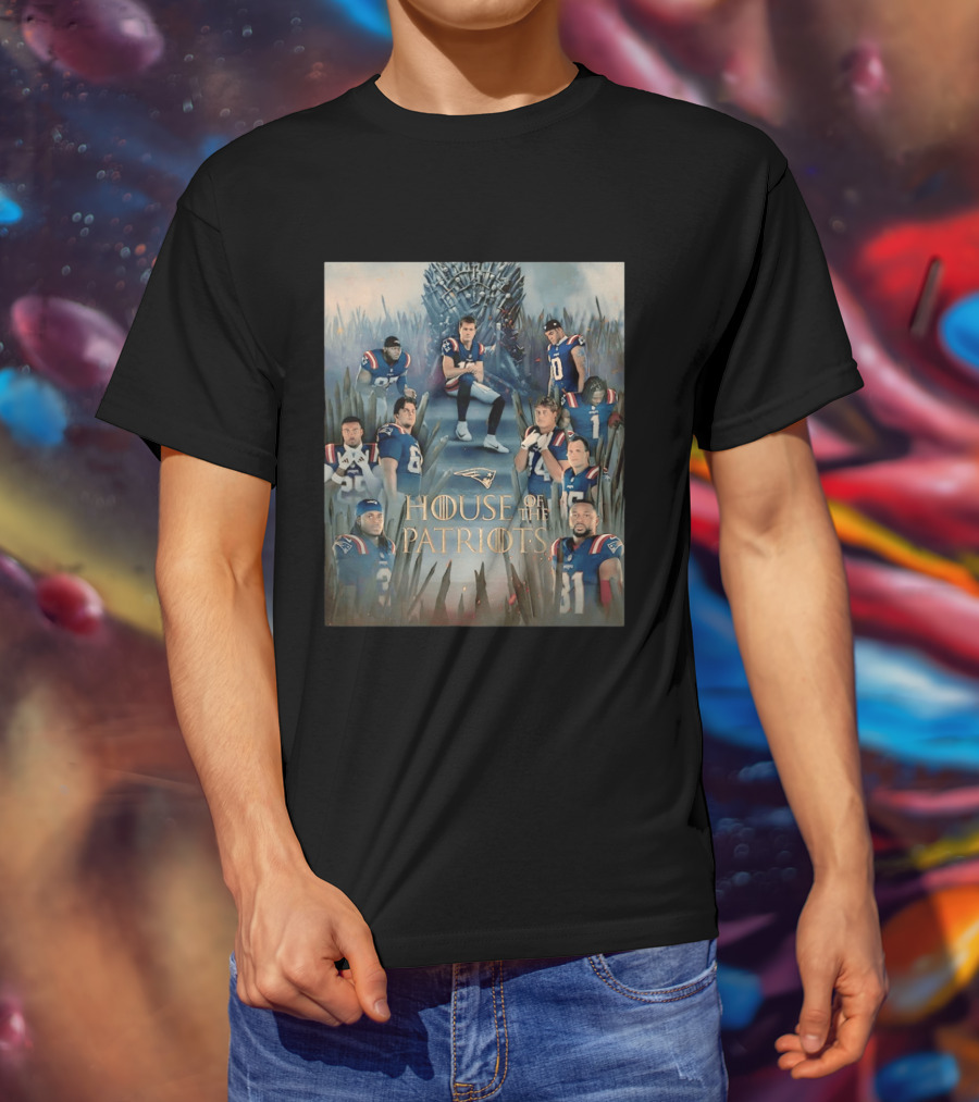 New England Patriots House Of The Dragon Crossover House Of The Patriots T-Shirt