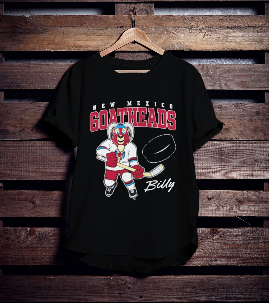 New Mexico Goatheads Billy Hockey T-Shirt