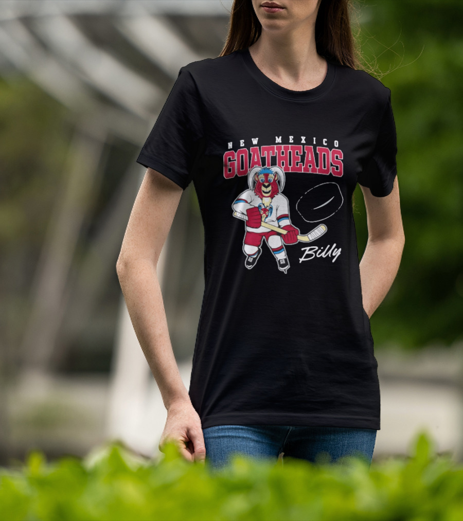 New Mexico Goatheads Billy Hockey T-Shirt