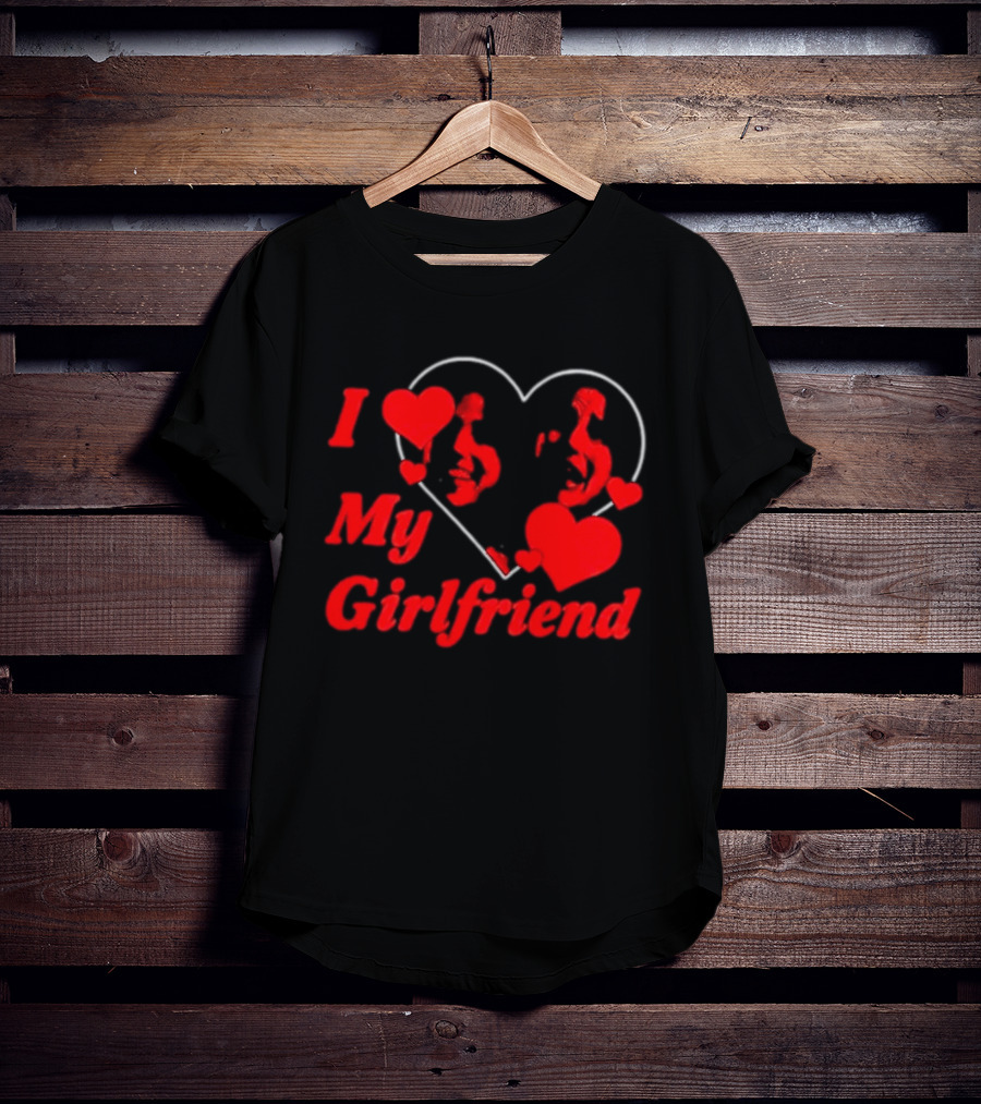 Obsession 2026 Nikki I Love My Girlfriend Hearts T-Shirt