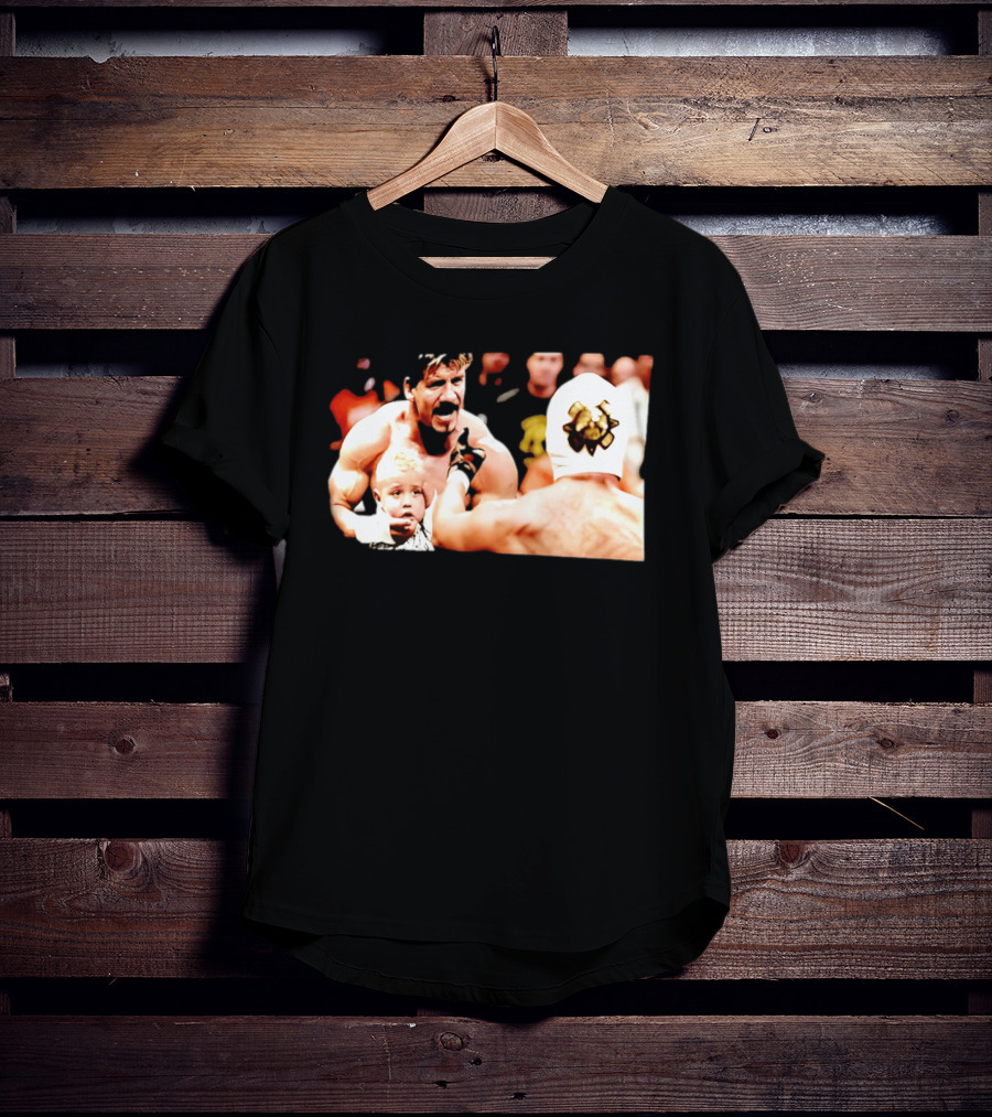 Eddie Guerrero Rey Mysterio Dominik Mysterio Custody Battle Iconic Wrestling Moment T-Shirt