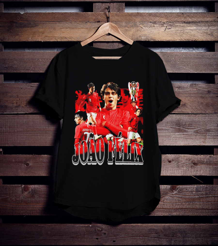 João Félix SL Benfica Football Star Reds Celebration T-Shirt