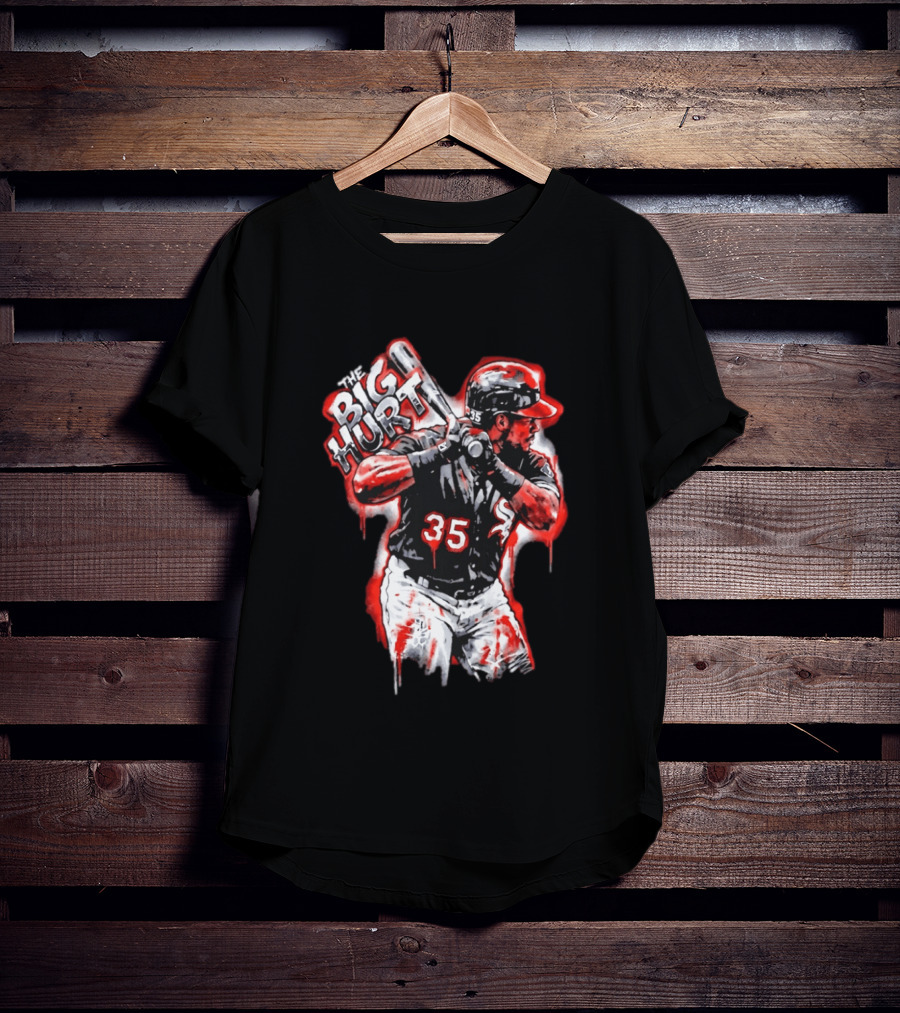 Frank Thomas The Big Hurt 35 Chicago White Sox T-Shirt