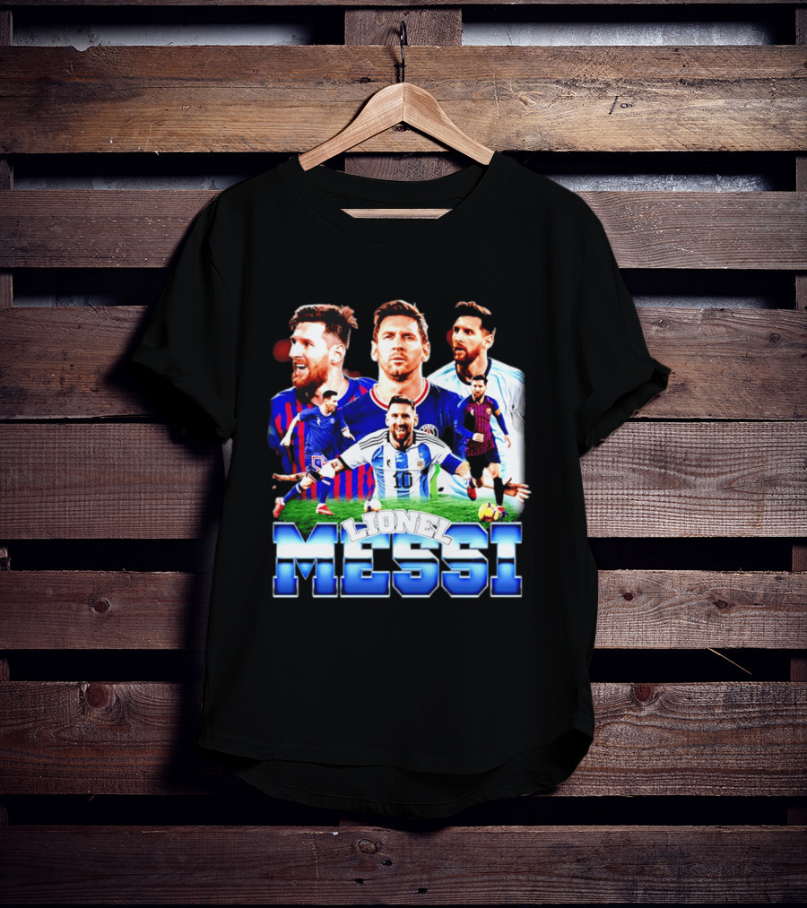 Lionel Messi Barcelona Paris Saint Germain Argentina Football Legend T-Shirt