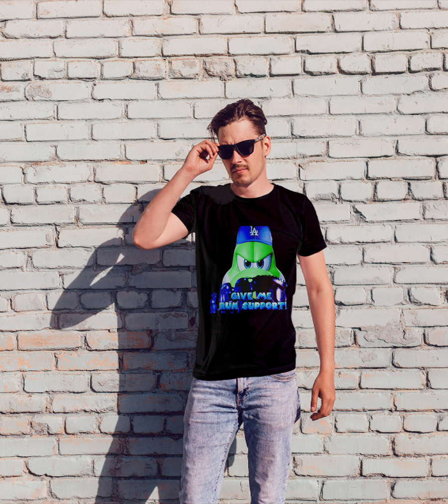 Los Angeles Dodgers Give Me Run Support Yoshi T-Shirt