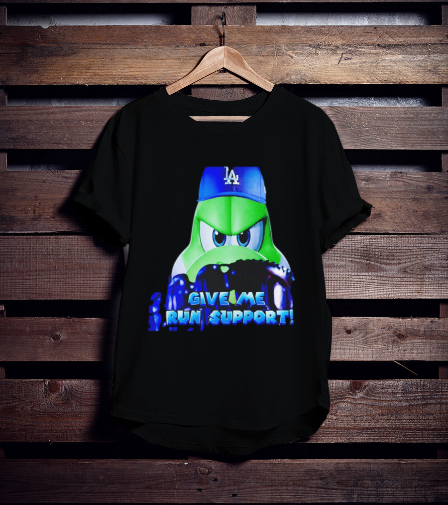 Los Angeles Dodgers Give Me Run Support Yoshi T-Shirt