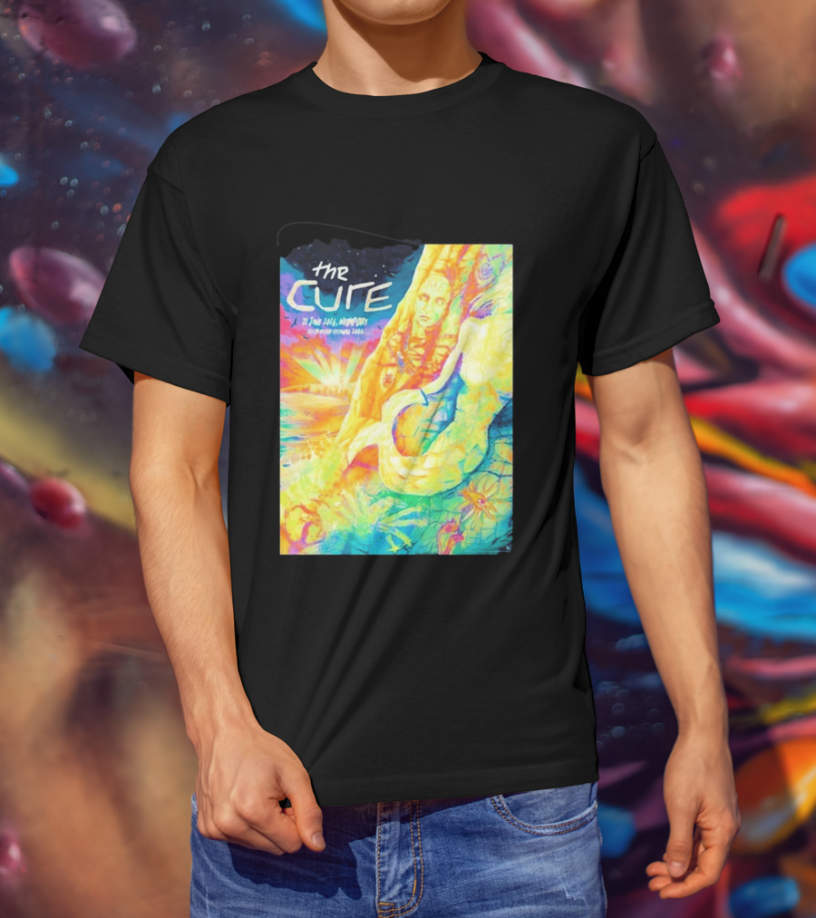 The Cure Isle Of Wight Festival Newport June 21 2026 Psychedelic T-Shirt