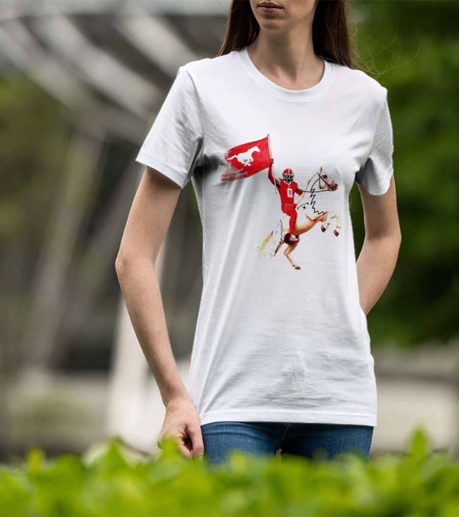Calgary Stampeders Warhorse Adrian Greene Charity Flag Football T-Shirt