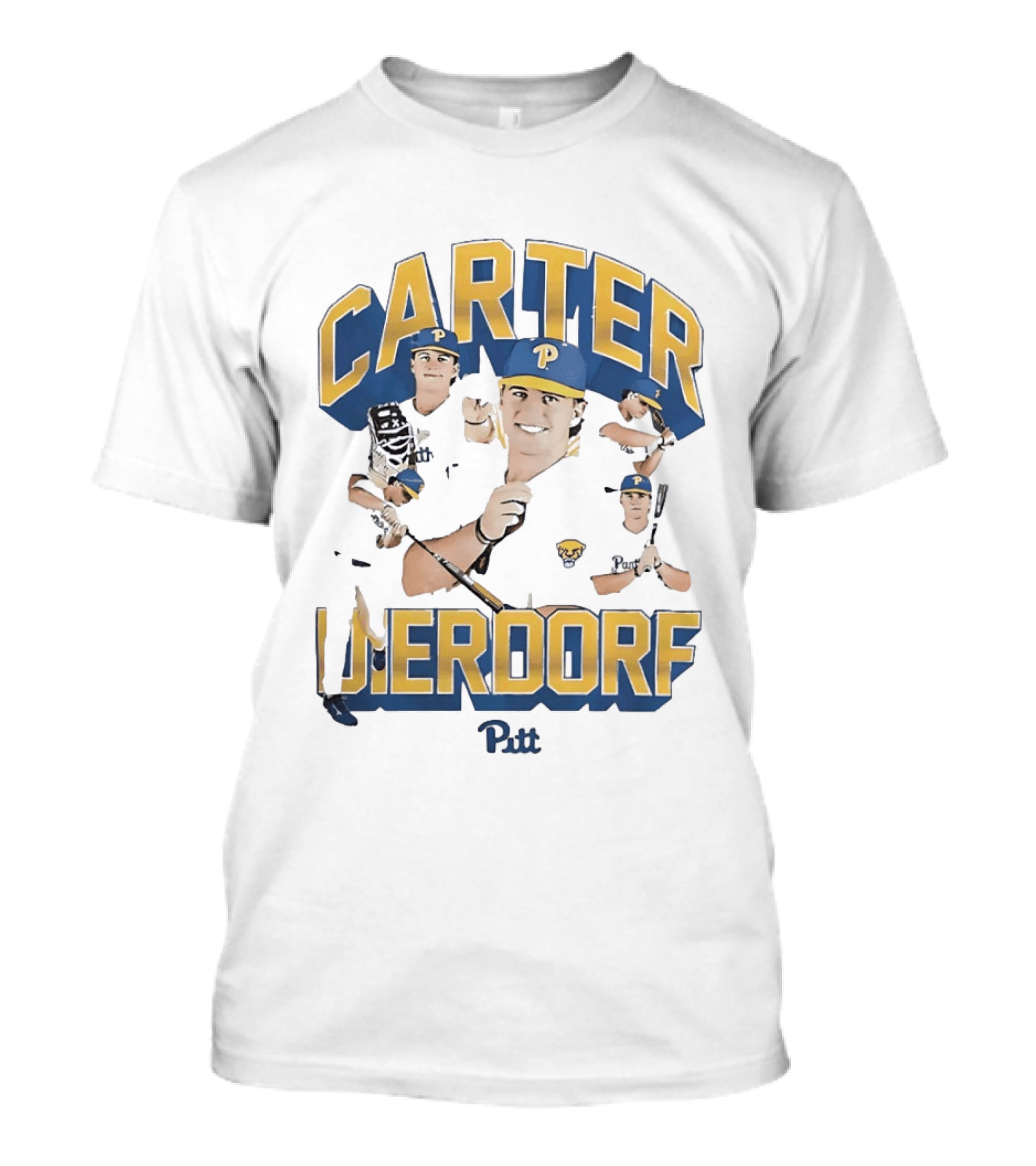 Carter Dierdorff Pitt Baseball Panthers NCAA T-Shirt