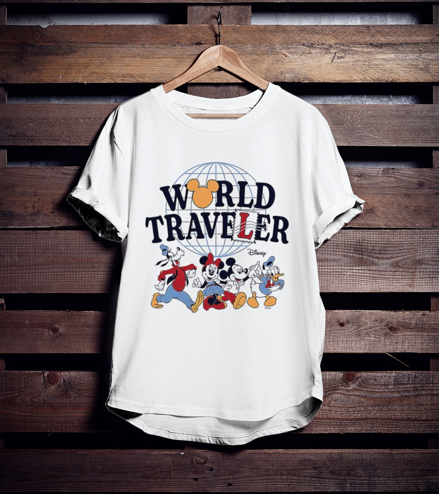 World Traveler Disney Mickey Mouse And Friends T-Shirt