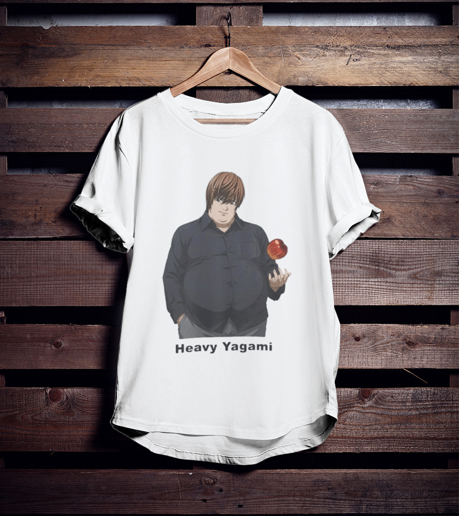 Heavy Yagami Light Death Note Apple T-Shirt
