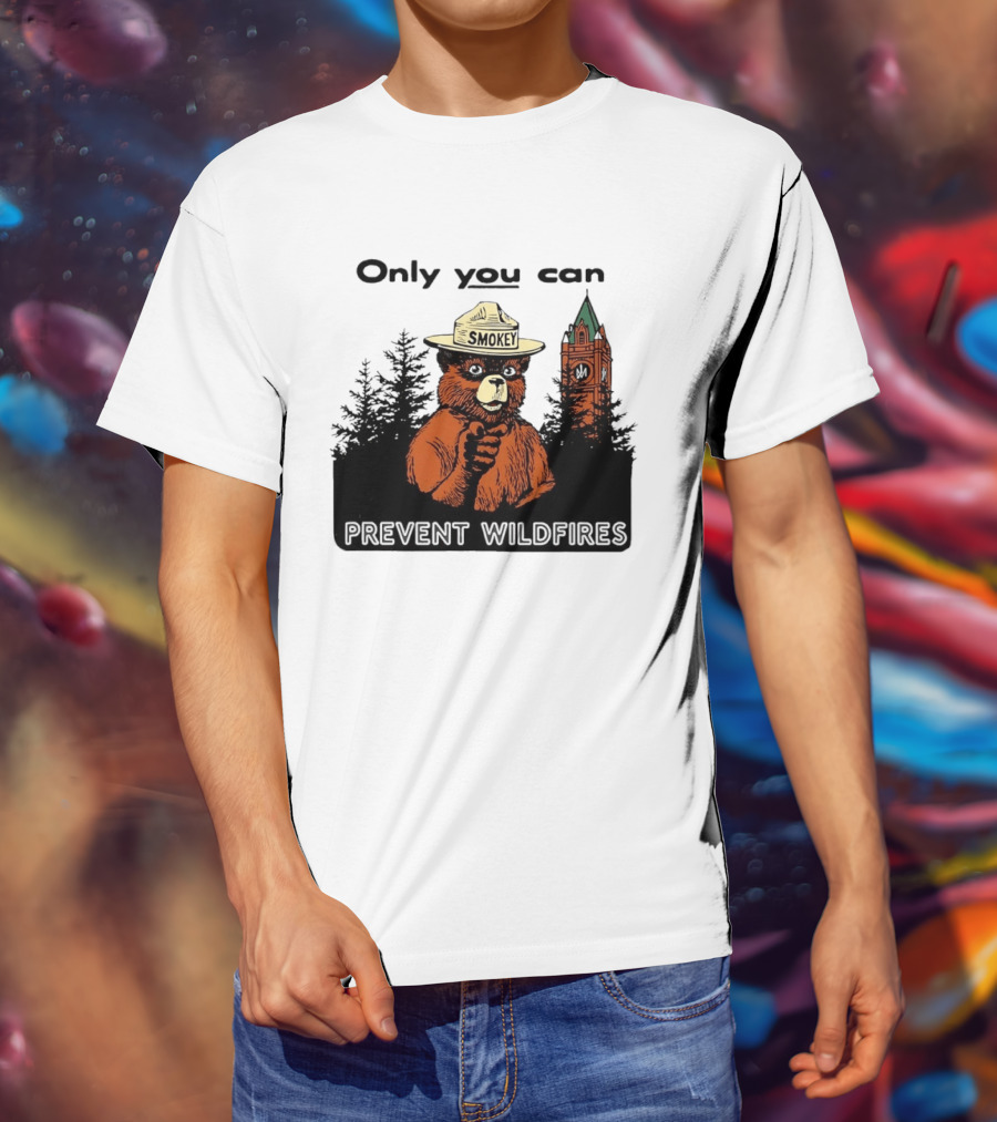Only You Can Prevent Wildfires Smokey Bear X Montana Collaboration T-Shirt