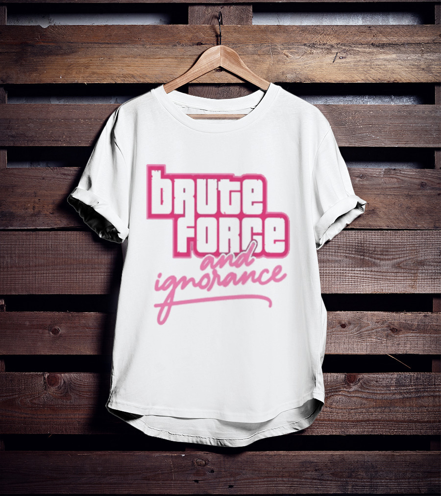 Brute Force And Ignorance The Fat Electrician T-Shirt