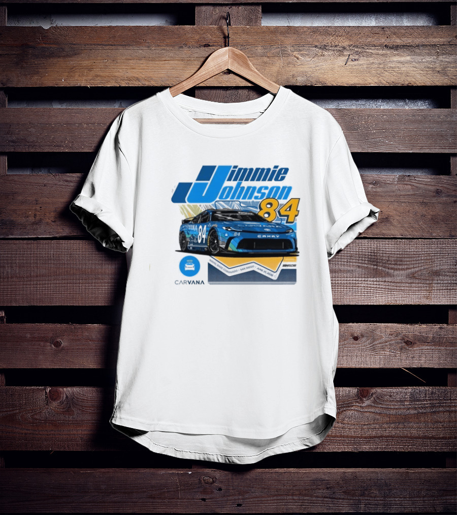 Jimmie Johnson 84 Carvana San Diego Paint Scheme 2026 T-Shirt