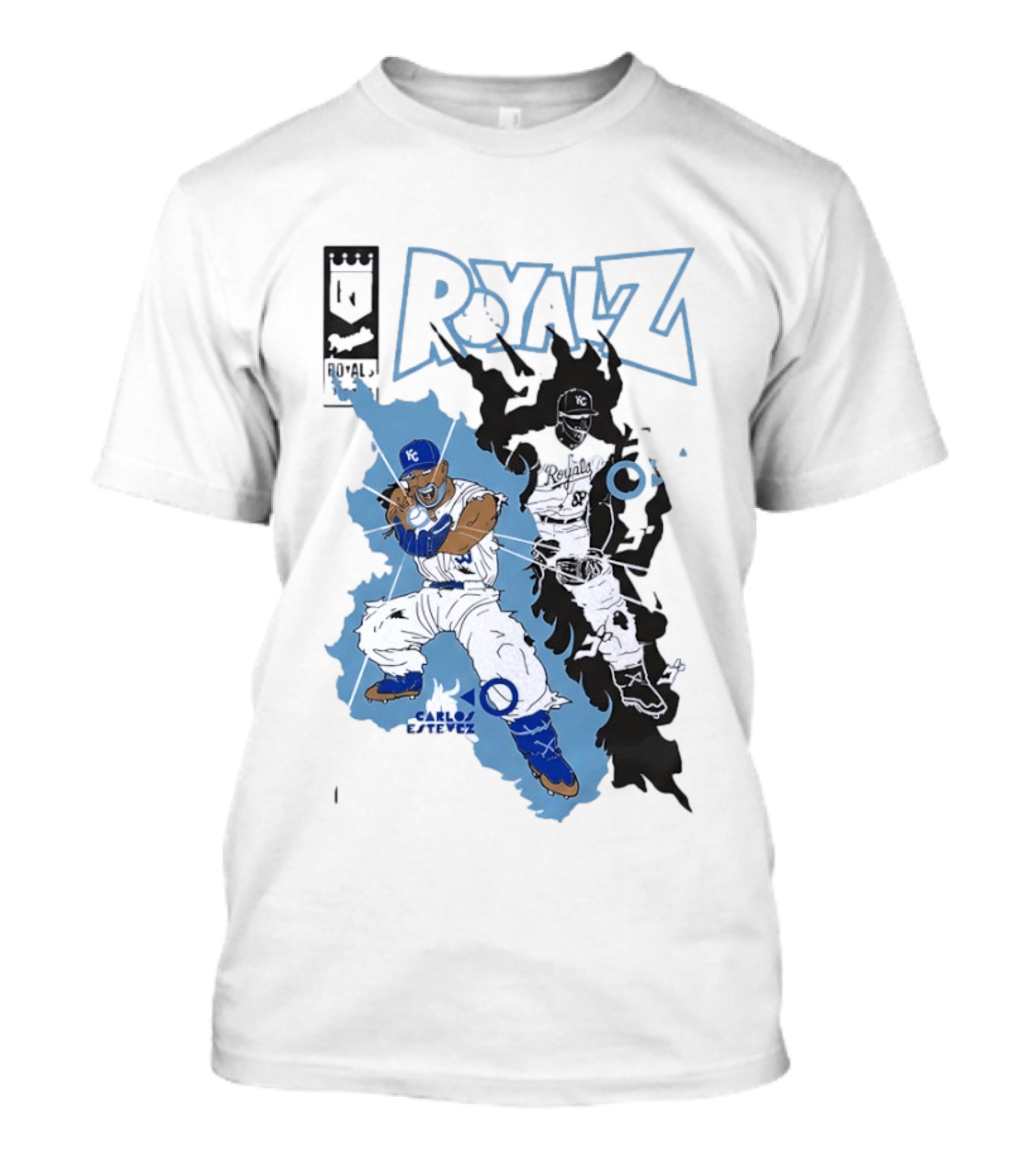 Kansas City Royals Dragon Balls Anime Crossover 2026 Carlos Estevez T-Shirt