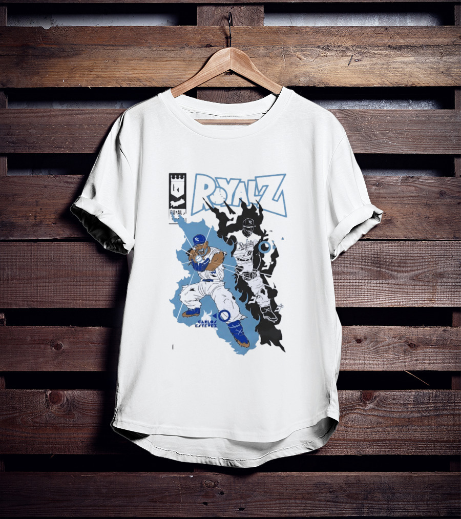 Kansas City Royals Dragon Balls Anime Crossover 2026 Carlos Estevez T-Shirt