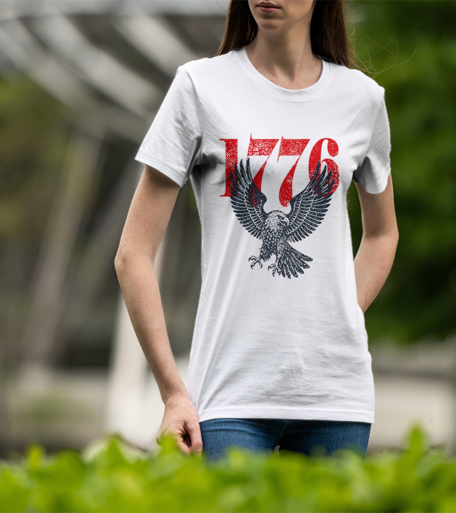 1776 250th Anniversary Bald Eagle USA T-Shirt