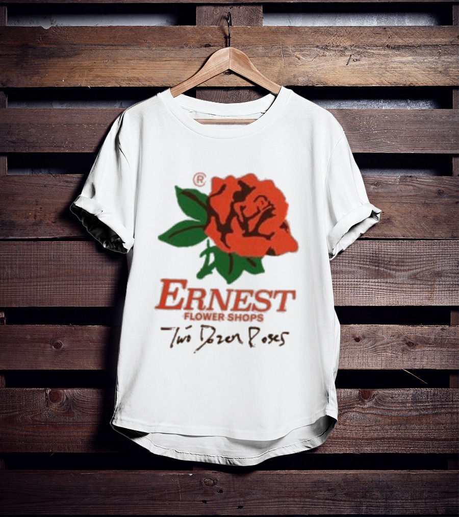 Ernest Flower Shops Two Dozen Roses Rose T-Shirt
