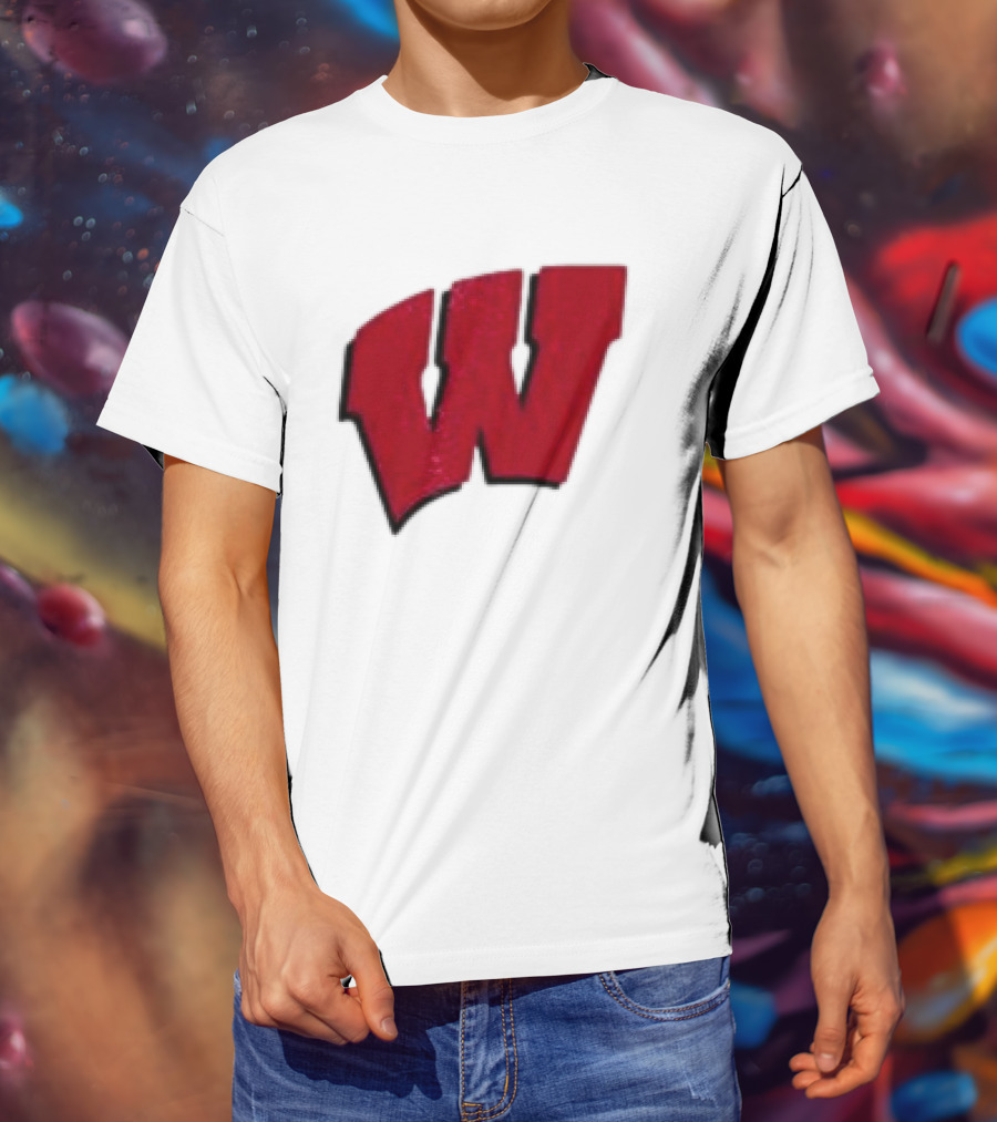 Grateful Dead Bears Wisconsin Badgers Collaboration T-Shirt