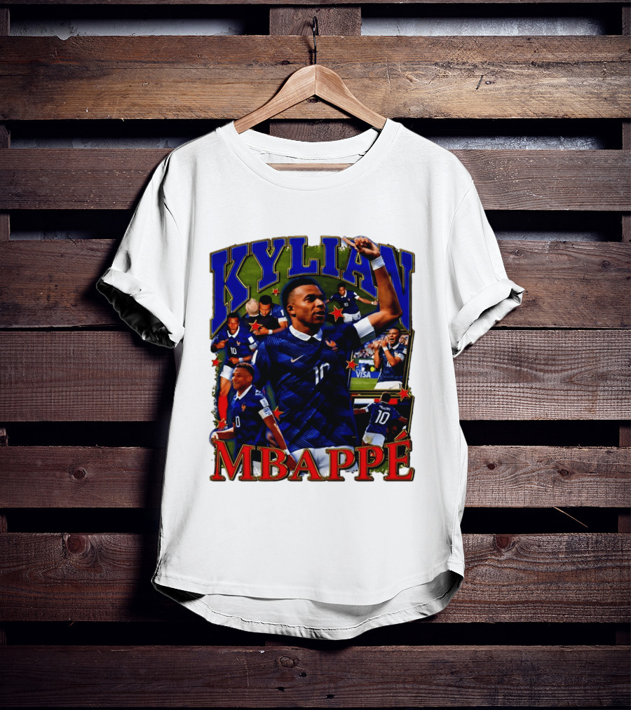 Kylian Mbappe France National Team Star Player Highlights Number 10 T-Shirt
