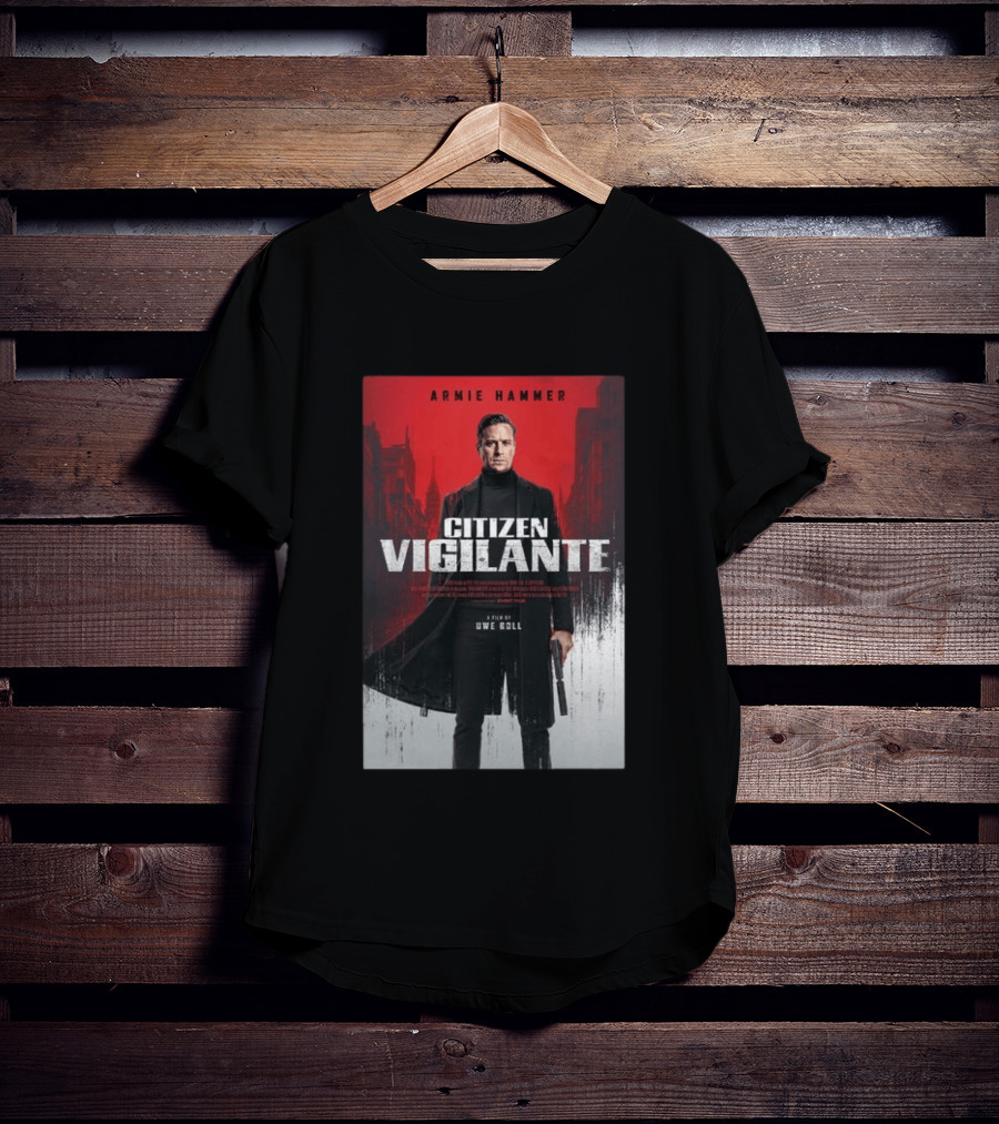 Armie Hammer Citizen Vigilante Film By Uwe Boll T-Shirt