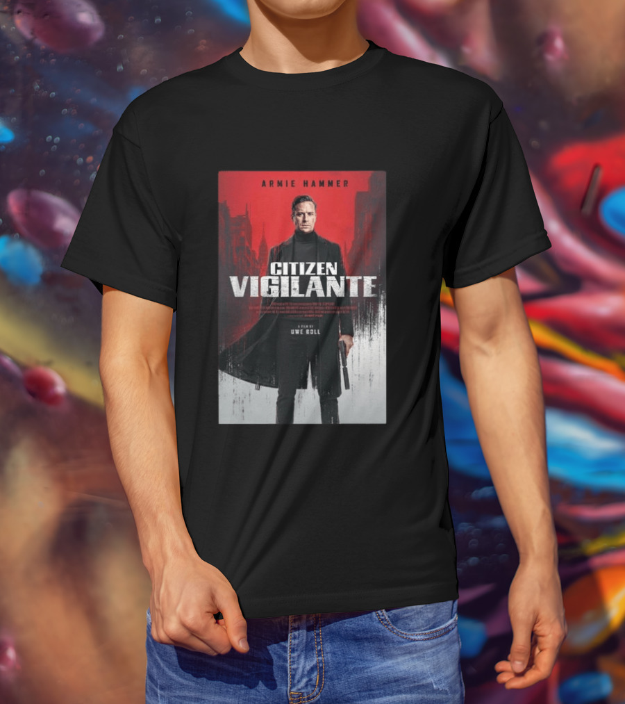 Armie Hammer Citizen Vigilante Film By Uwe Boll T-Shirt