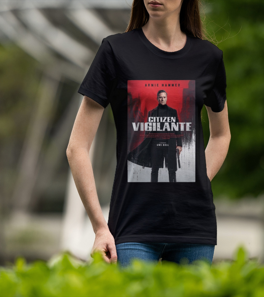 Armie Hammer Citizen Vigilante Film By Uwe Boll T-Shirt