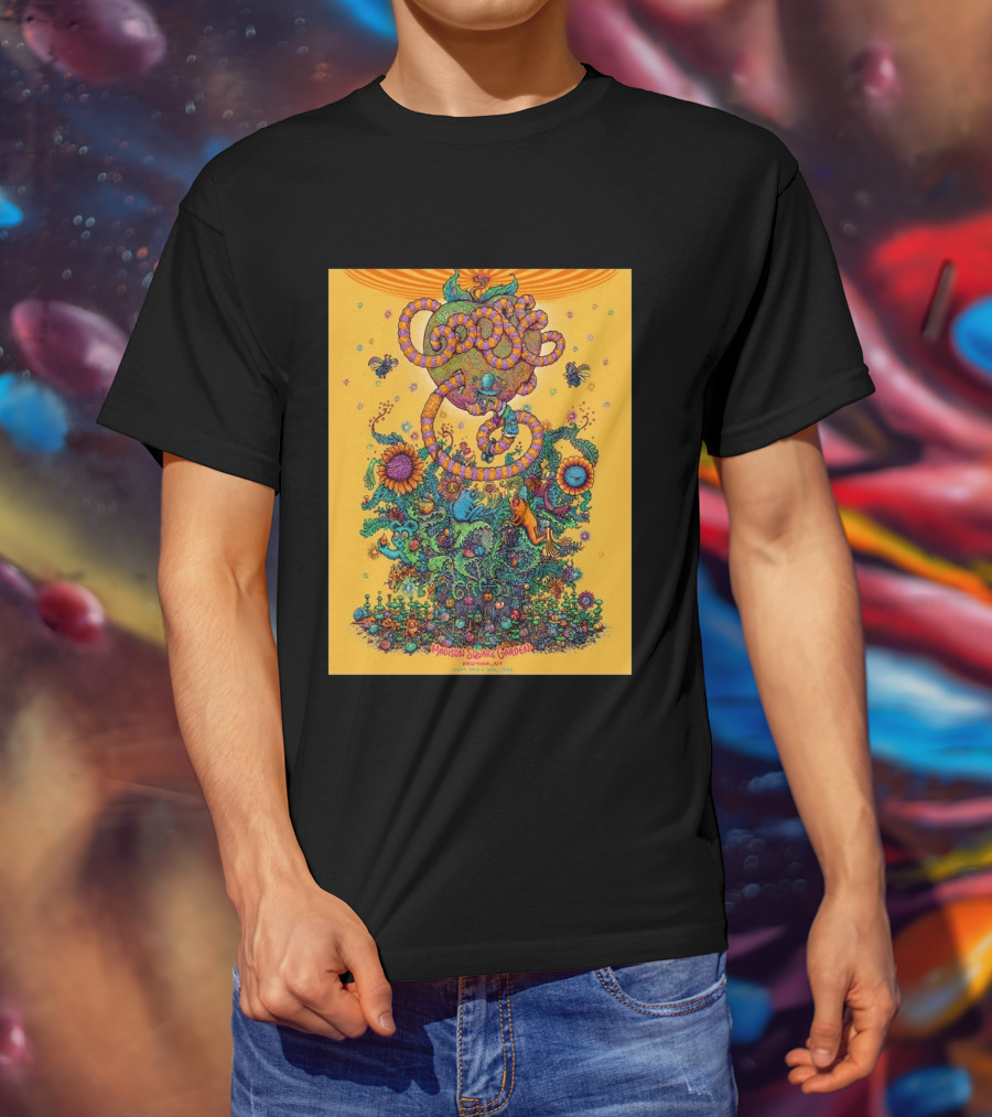 Goose Madison Square Garden New York June 19 And 20 2026 Event Psychedelic Floral T-Shirt