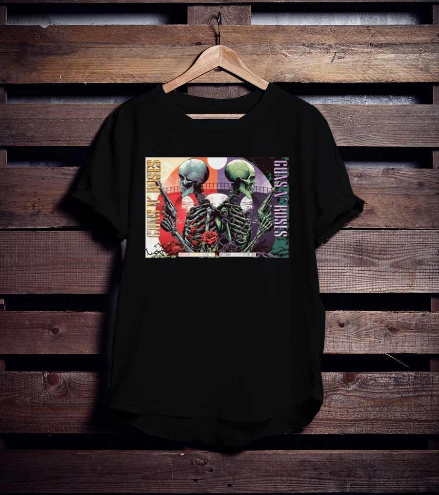 Guns N' Roses Amsterdam Ziggo Dome June 18 And 20 2026 Event T-Shirt