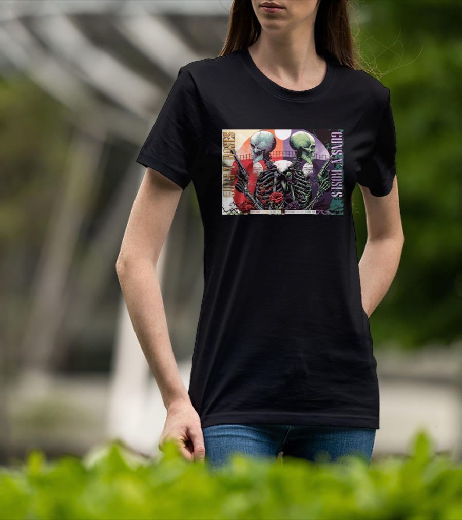 Guns N' Roses Amsterdam Ziggo Dome June 18 And 20 2026 Event T-Shirt