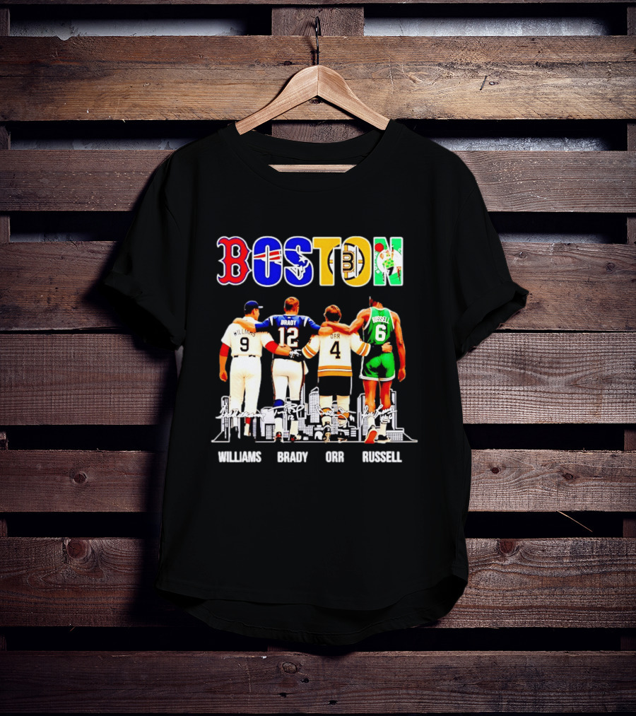 Boston Williams Brady Orr Russell Sports Legends T-Shirt