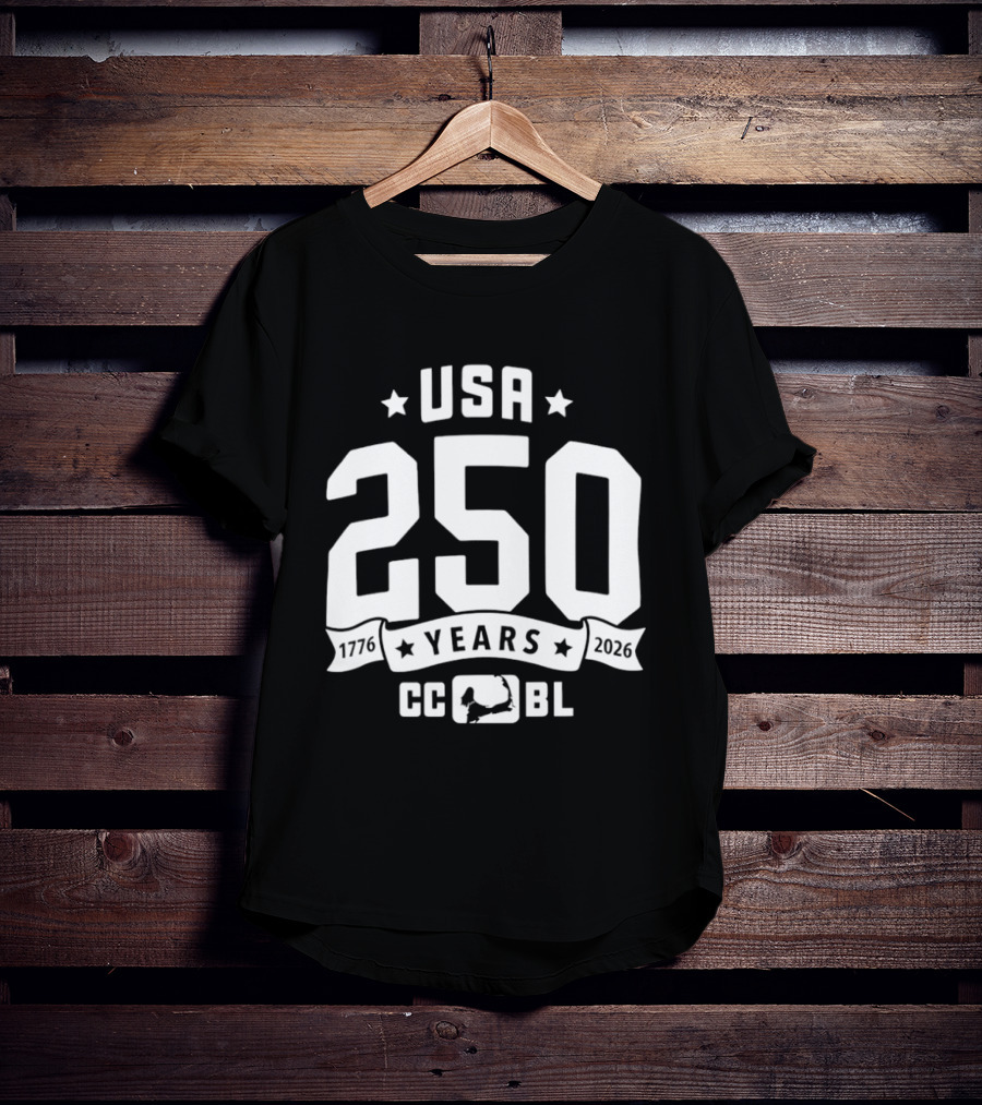 USA 250 Years 1776 2026 CCBL Anniversary T-Shirt