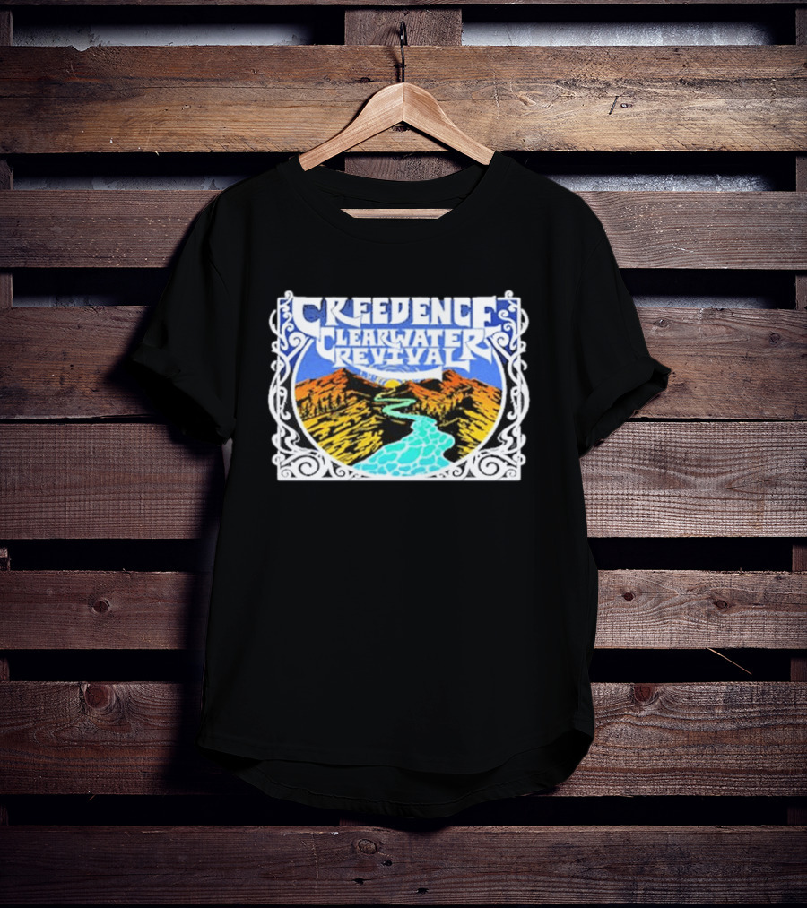 Creedence Clearwater Revival Retro Scenic Landscape T-Shirt
