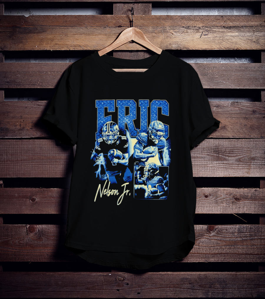 Eric Nelson Jr Football Wildcats New Hampshire T-Shirt