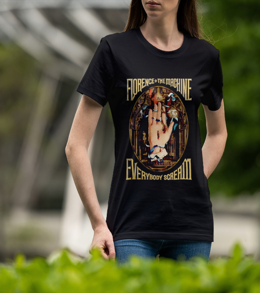 Florence And The Machine Everybody Scream Hand Candle Gothic Victorian T-Shirt
