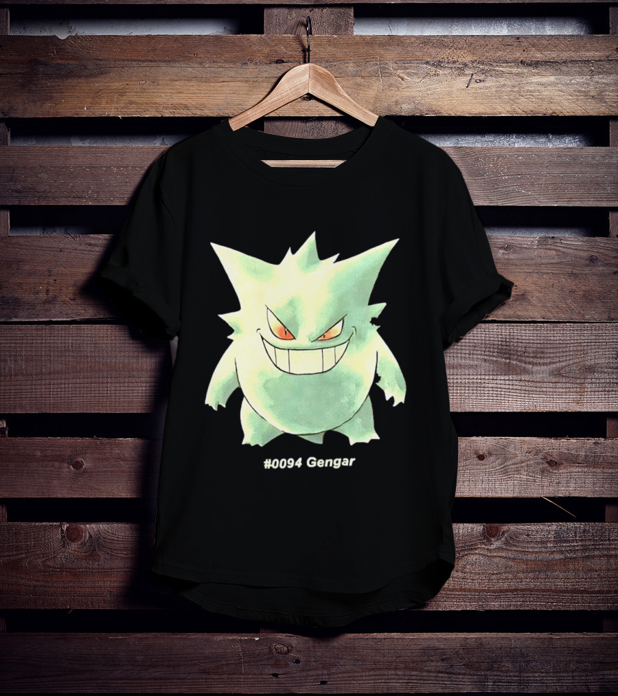 Gengar Pokemon 0094 Shadow Pokemon Ghost Type T-Shirt