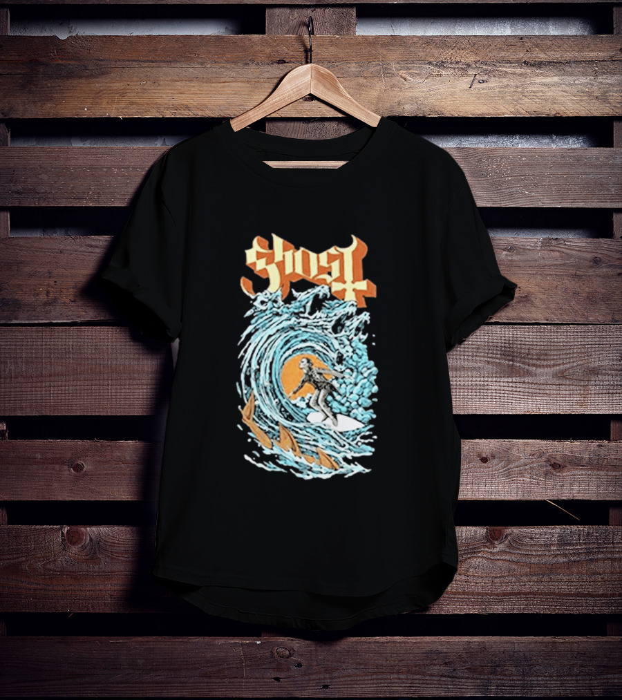 Ghost Band Summer 2026 Exclusive Papa Surf Muscle Wave T-Shirt