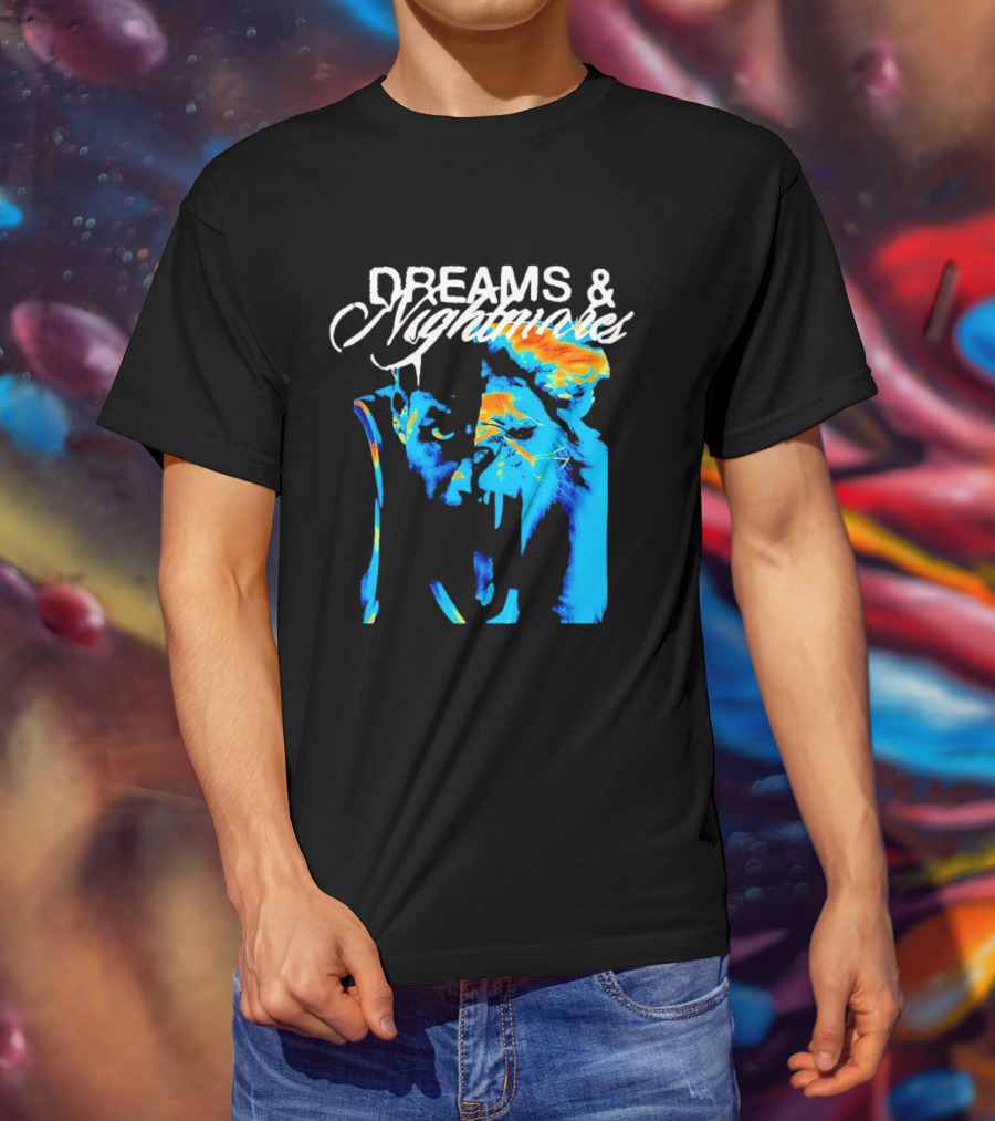 LeBron James Los Angeles Lakers Dreams Nightmares Watercolor Artistry T-Shirt