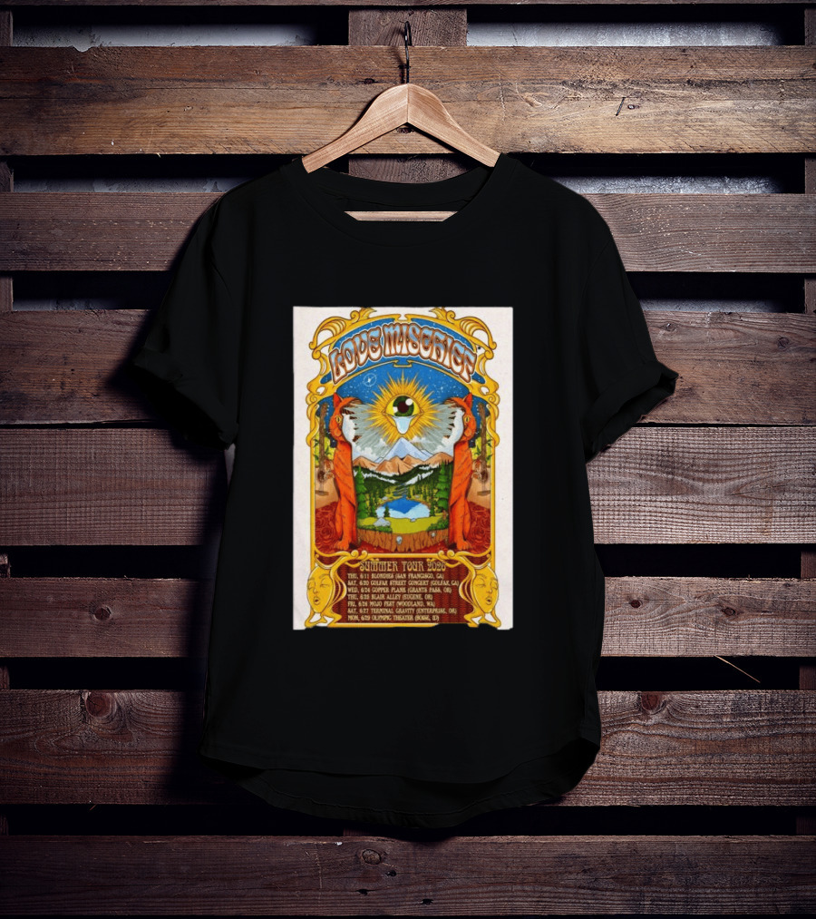 Love Mischief Summer Tour 2026 Dates And Venues Psychedelic T-Shirt