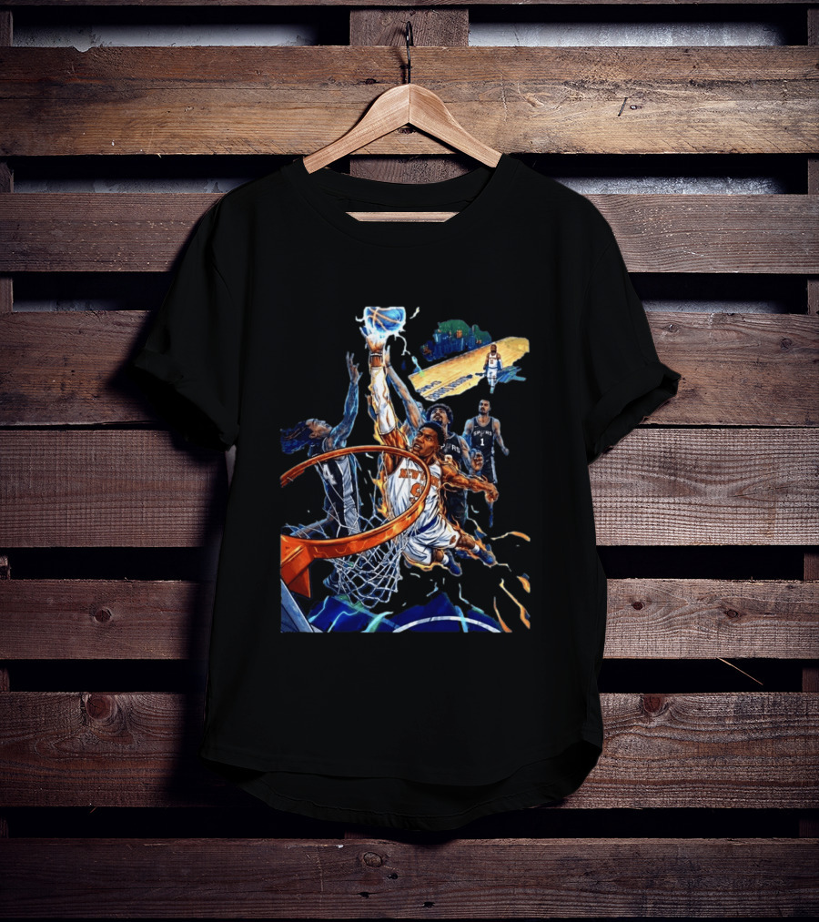NBA Dunk NYC Knicks 2026 Showdown Championship Playoffs T-Shirt