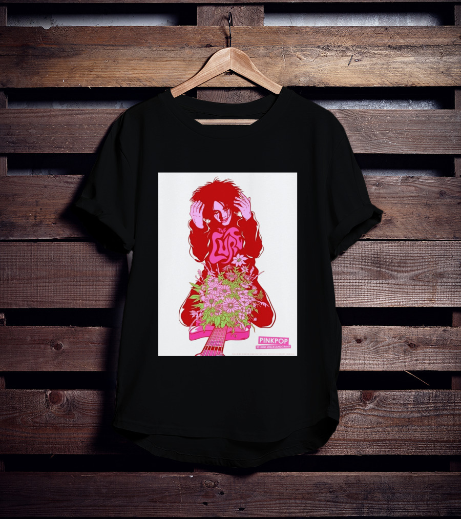 The Cure Pinkpop Festival Landgraaf Netherlands 20 June 2026 Exclusive Flowers And Guitar T-Shirt