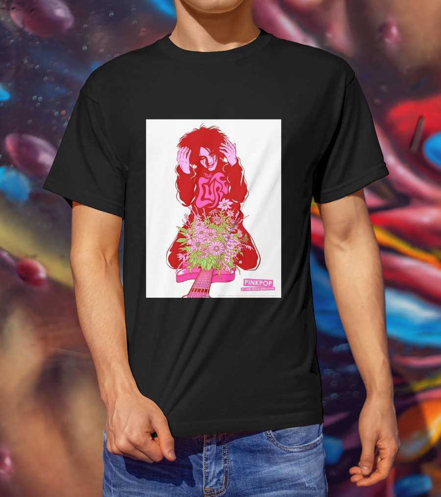 The Cure Pinkpop Festival Landgraaf Netherlands 20 June 2026 Exclusive Flowers And Guitar T-Shirt