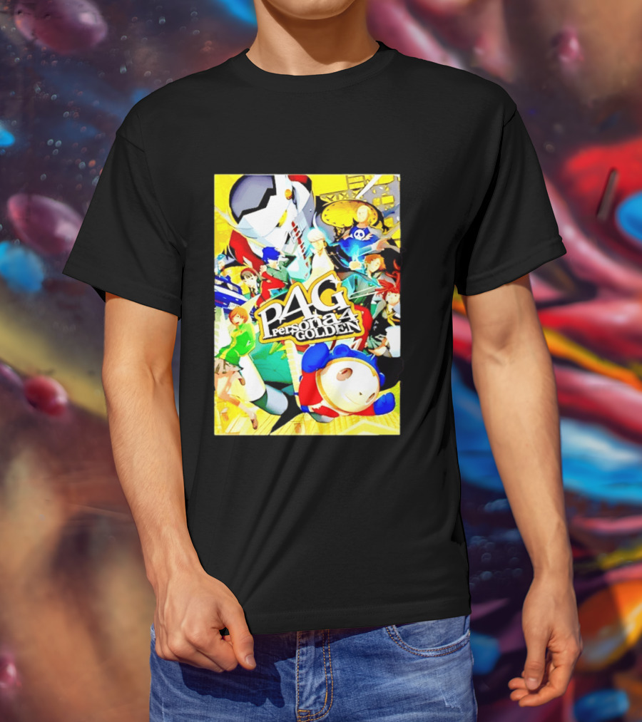 Persona 4 Golden P4G Main Cast Izanagi Teddie Kanji Naoto Chie Yosuke Yukiko Margaret T-Shirt