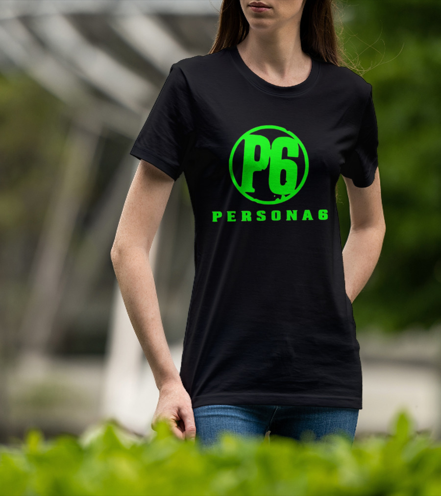 Persona 6 P6 Gaming Series Retro Green T-Shirt