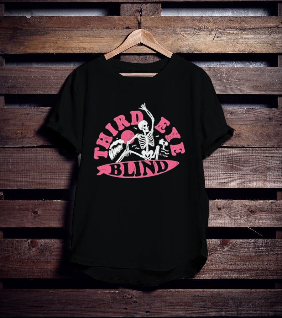 Third Eye Blind Skeleton Surfer T-Shirt